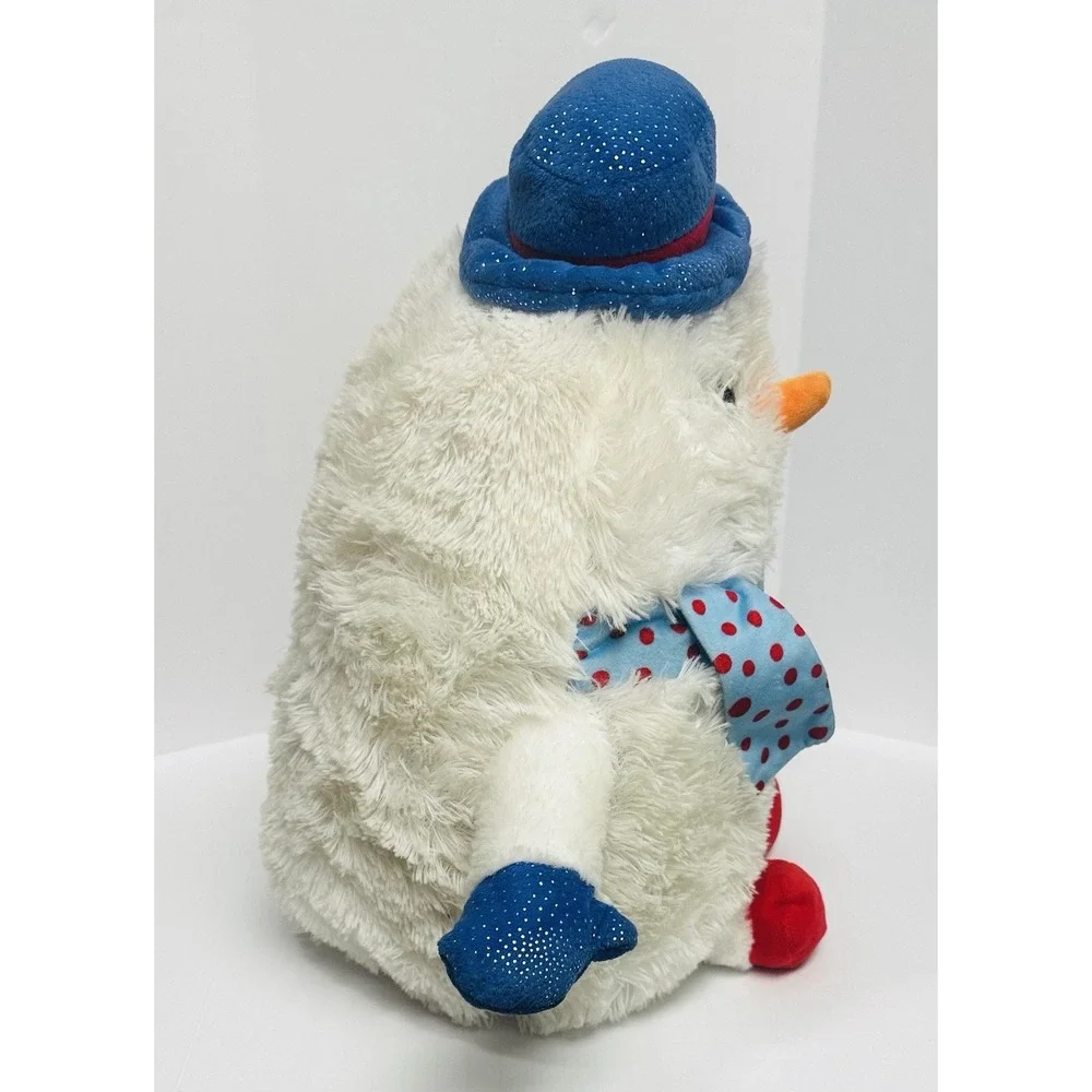 Walmart Light Up Color Changing Snowman Plush 15